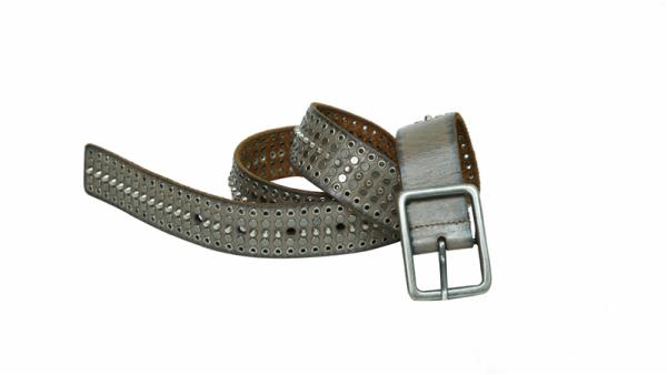 studded leather belt