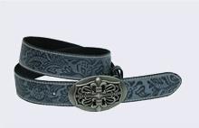 Embossed Leather Belt