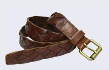 Handmade Leather Braided Belt