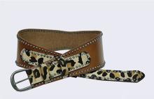 High-waisted Leather Belt