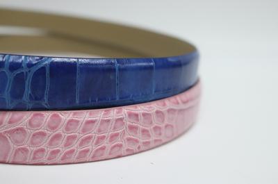 Embossed Leather Belt