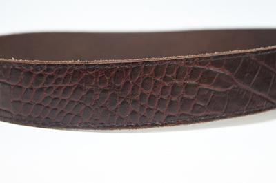 Embossed Leather Belt