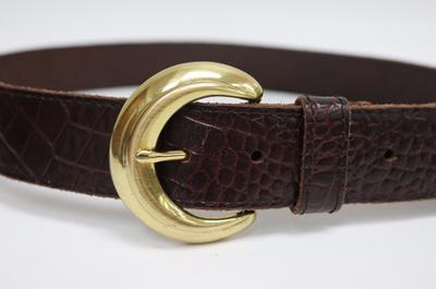 Embossed Leather Belt