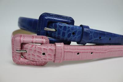 Embossed Leather Belt
