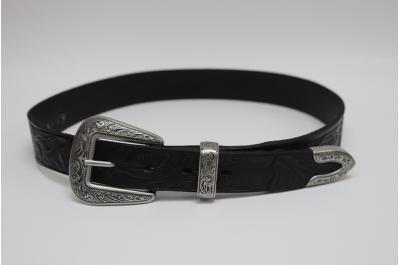 Embossed Leather Belt