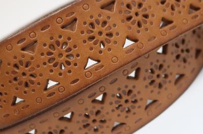 Leather Cut Out Belt