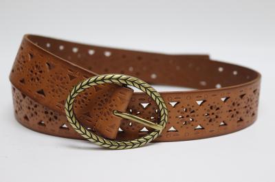 Leather Cut Out Belt