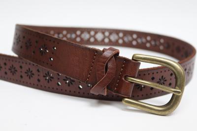 Leather Cut Out Belt