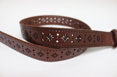 Leather Cut Out Belt