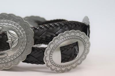 Handmade Leather Braided Belt