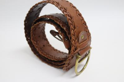 Handmade Leather Braided Belt