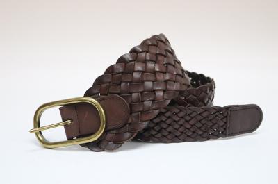 Handmade Leather Braided Belt