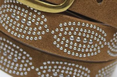 Studded Leather Belt
