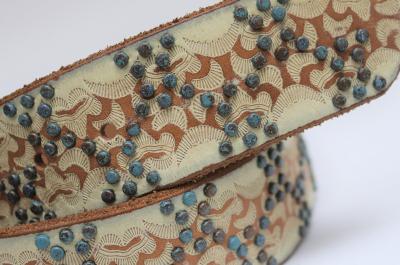 Studded Leather Belt