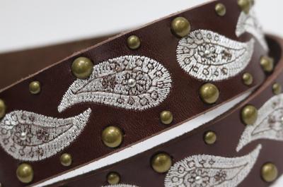 Studded Leather Belt