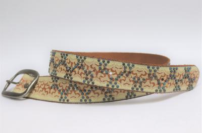 Studded Leather Belt