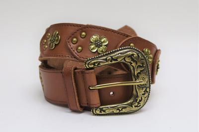 Studded Leather Belt