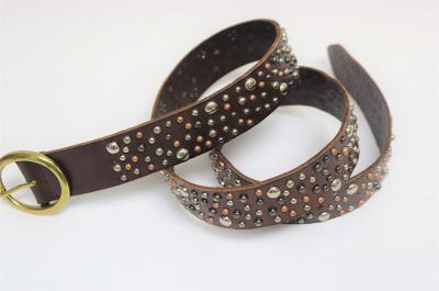 Studded Leather Belt