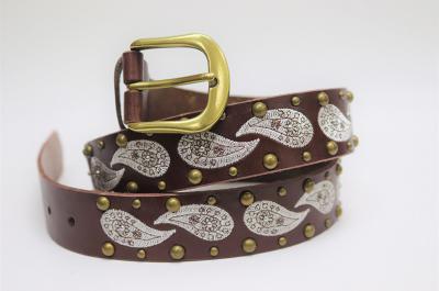 Studded Leather Belt
