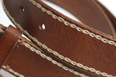 Leather Stitched Belt