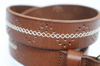 Leather Stitched Belt
