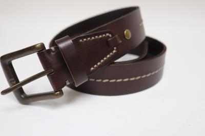 Leather Stitched Belt