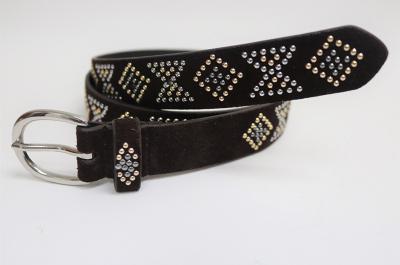Cow Suede Leather Belt