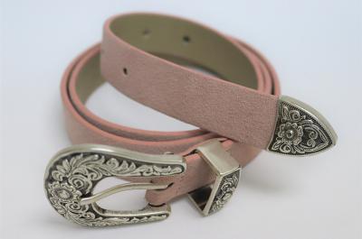 Cow Suede Leather Belt