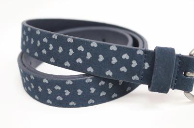 Cow Suede Leather Belt