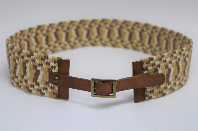 Braided Cotton Belt, Straw Belt